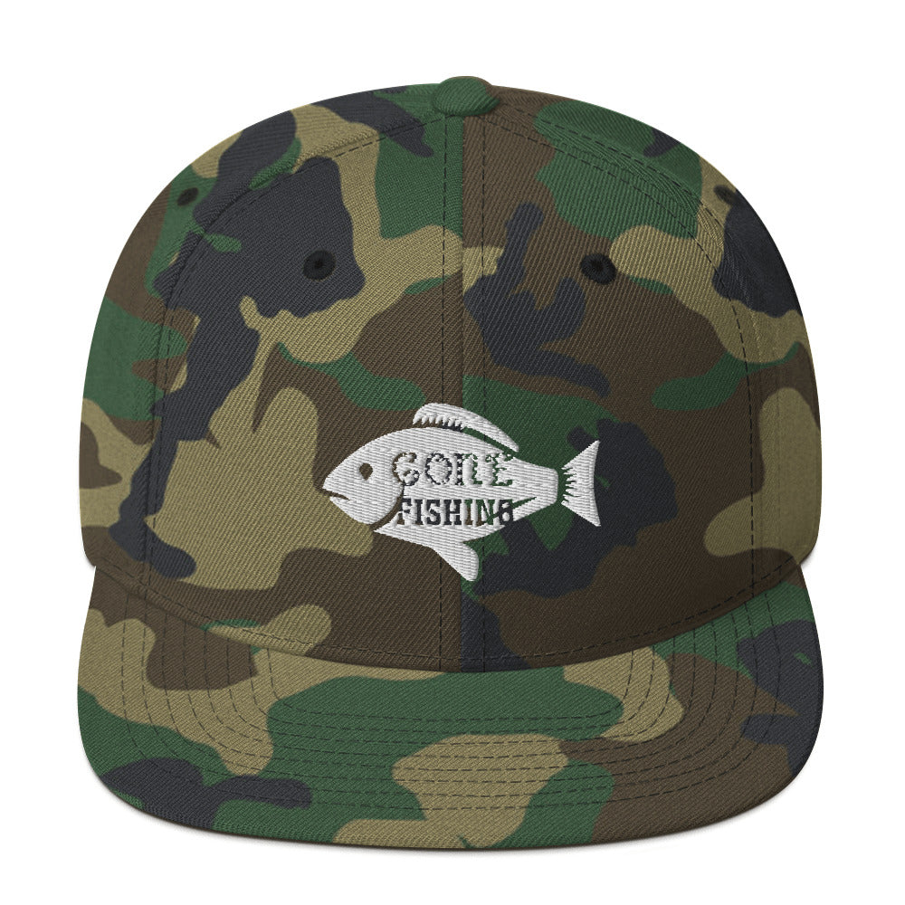 Gone Fishing Snapback Hat