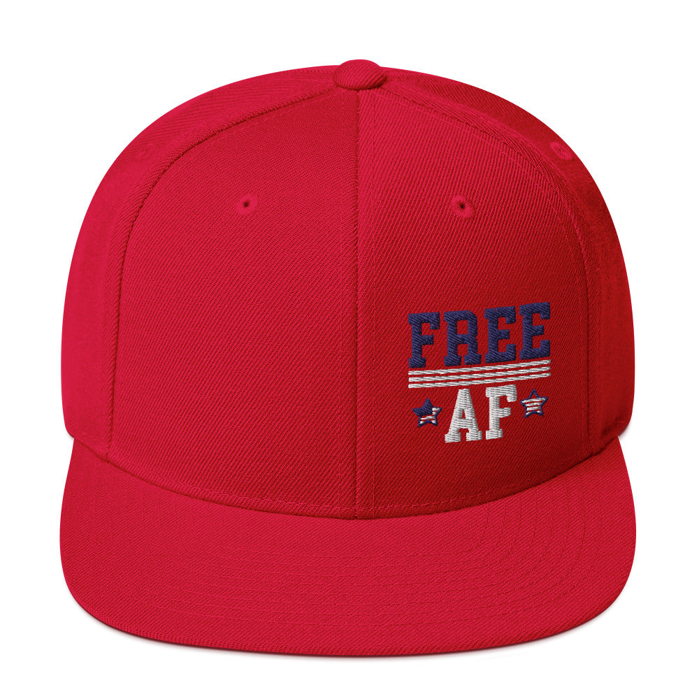 Free AF America Snapback Hat