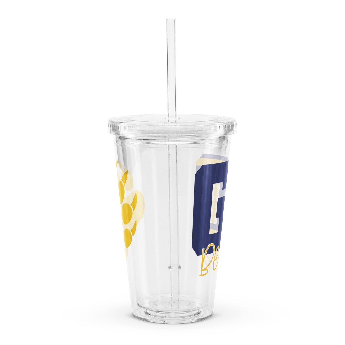 Gause Bears Clear plastic tumbler