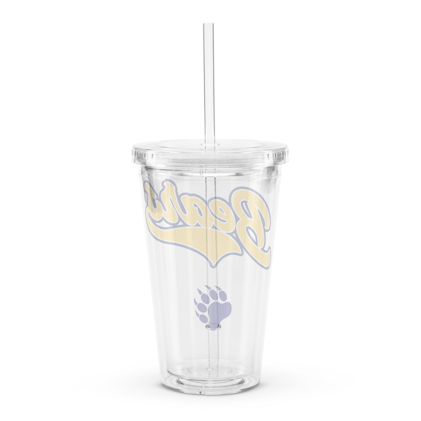 Gause Bears Clear plastic tumbler