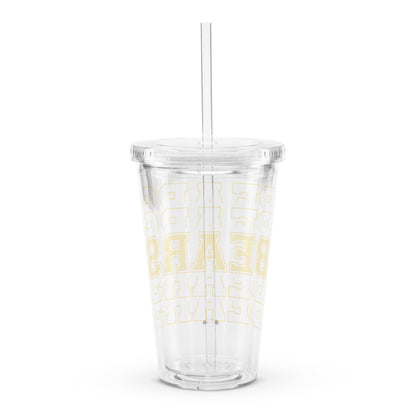 Gause Bears Clear plastic tumbler