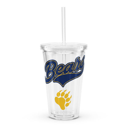 Gause Bears Clear plastic tumbler