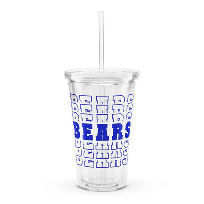 Gause Bears Clear plastic tumbler