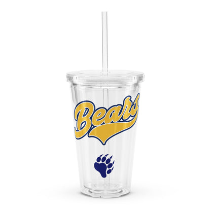 Gause Bears Clear plastic tumbler