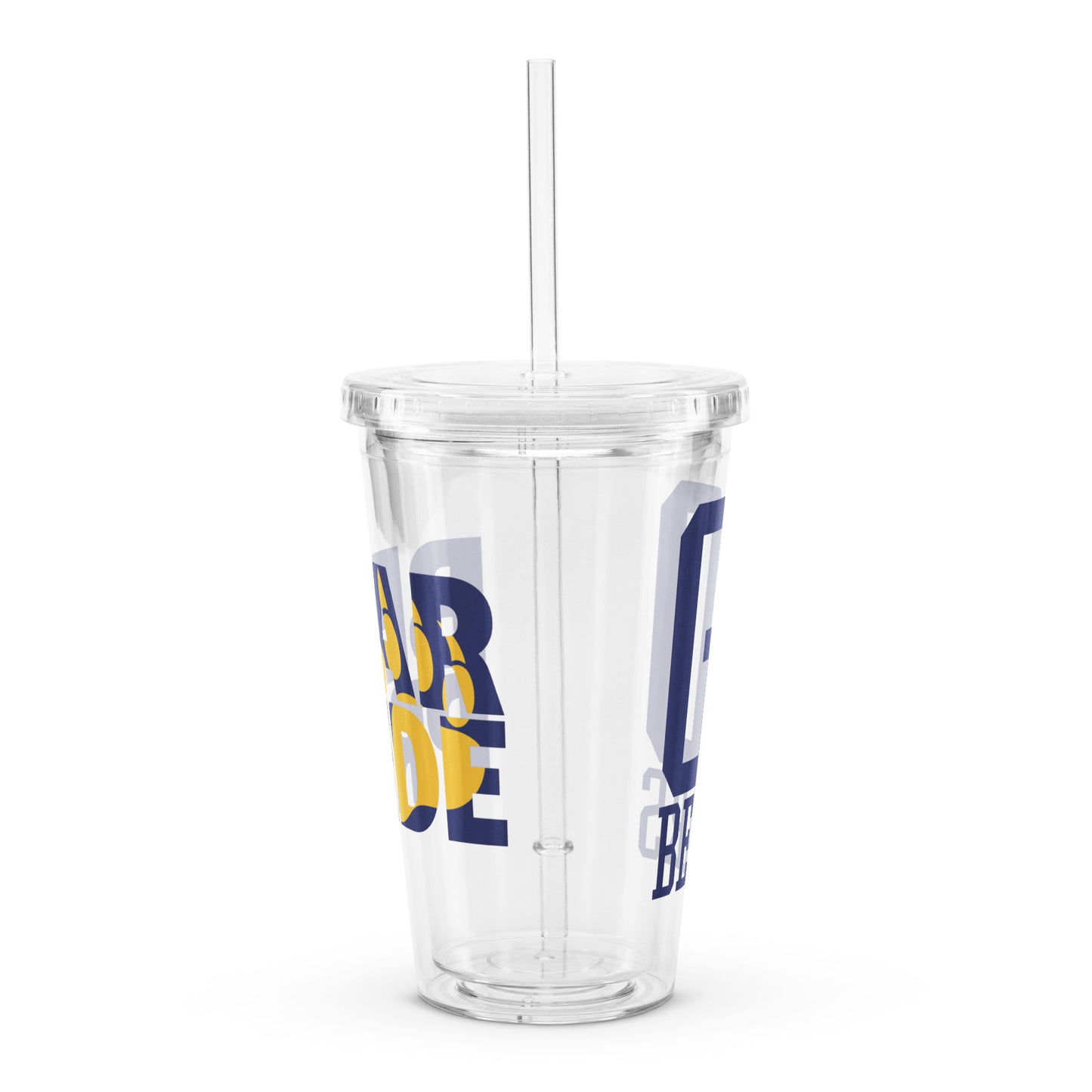 Gause Bears Clear plastic tumbler