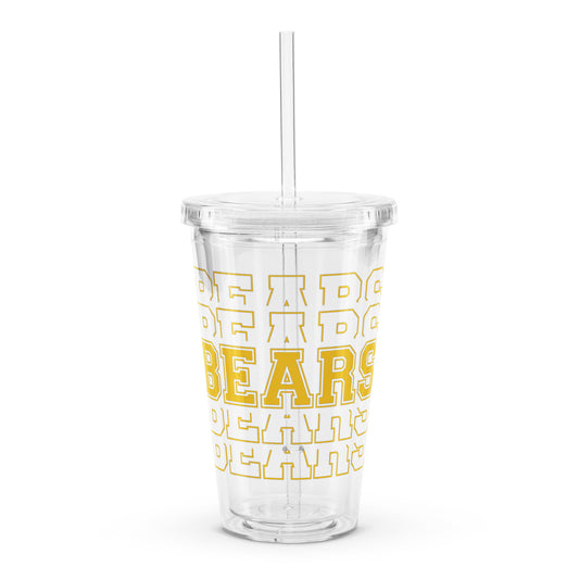 Gause Bears Clear plastic tumbler