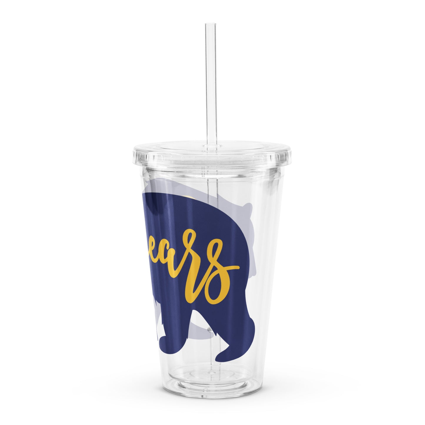 Gause Bears Clear plastic tumbler