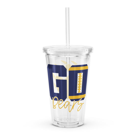 Gause Bears Clear plastic tumbler