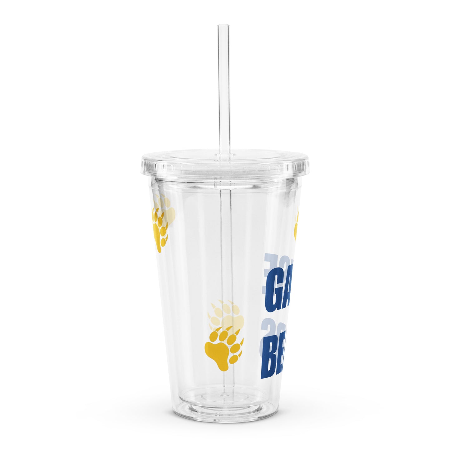 Gause Bears Clear plastic tumbler