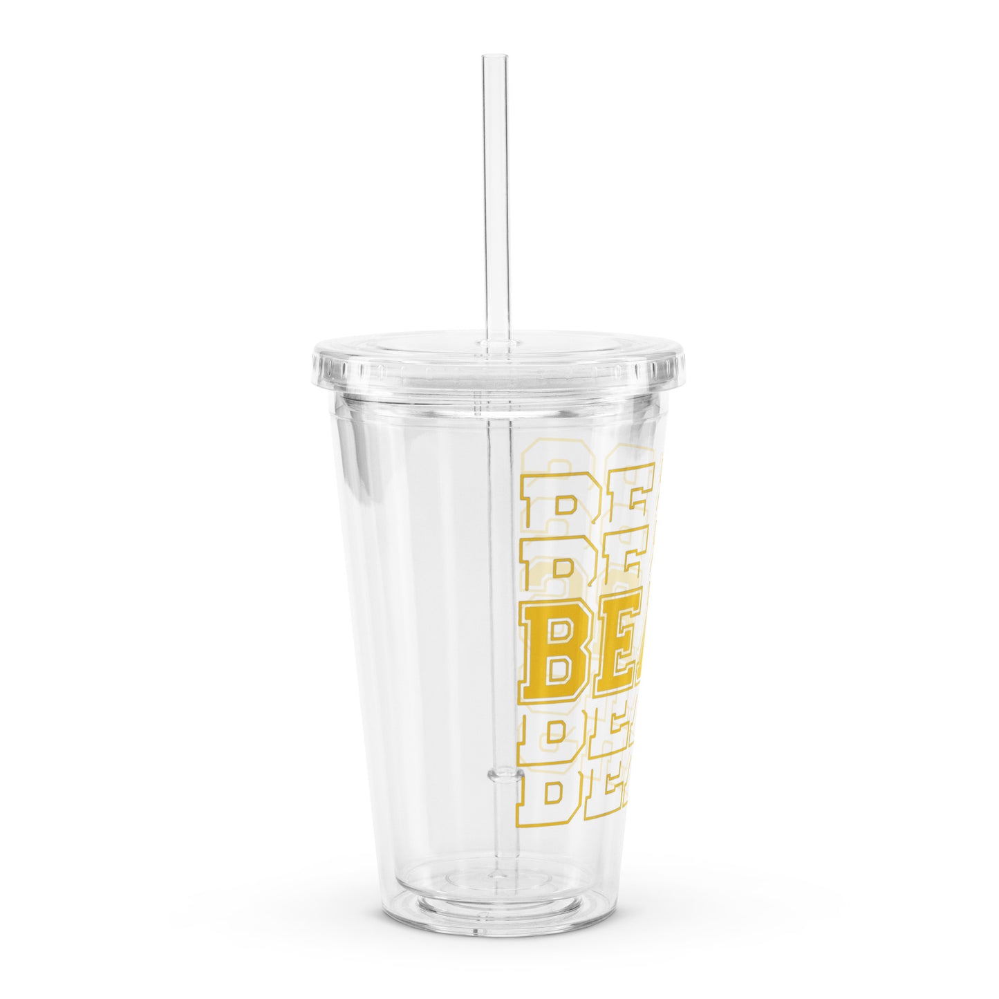 Gause Bears Clear plastic tumbler