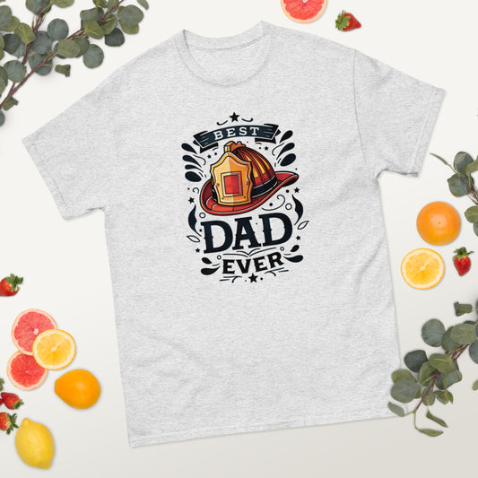 Best Firefighter Dad Ever - Father's Day classic tee