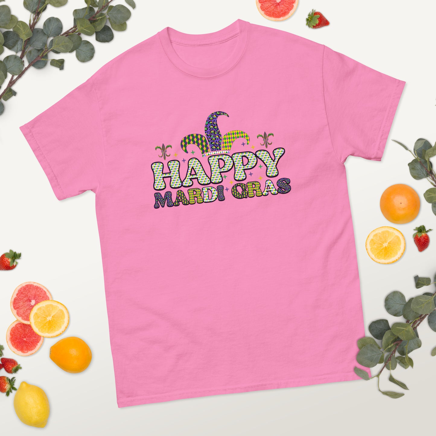 Happy Mardi Gras classic tee