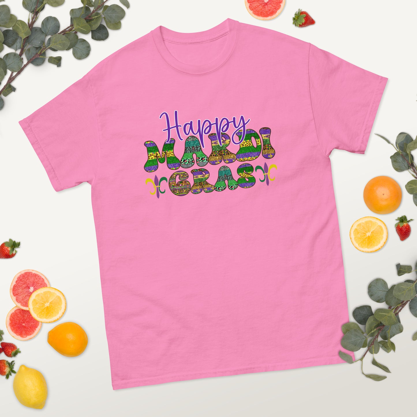 Happy Mardi Gras classic tee