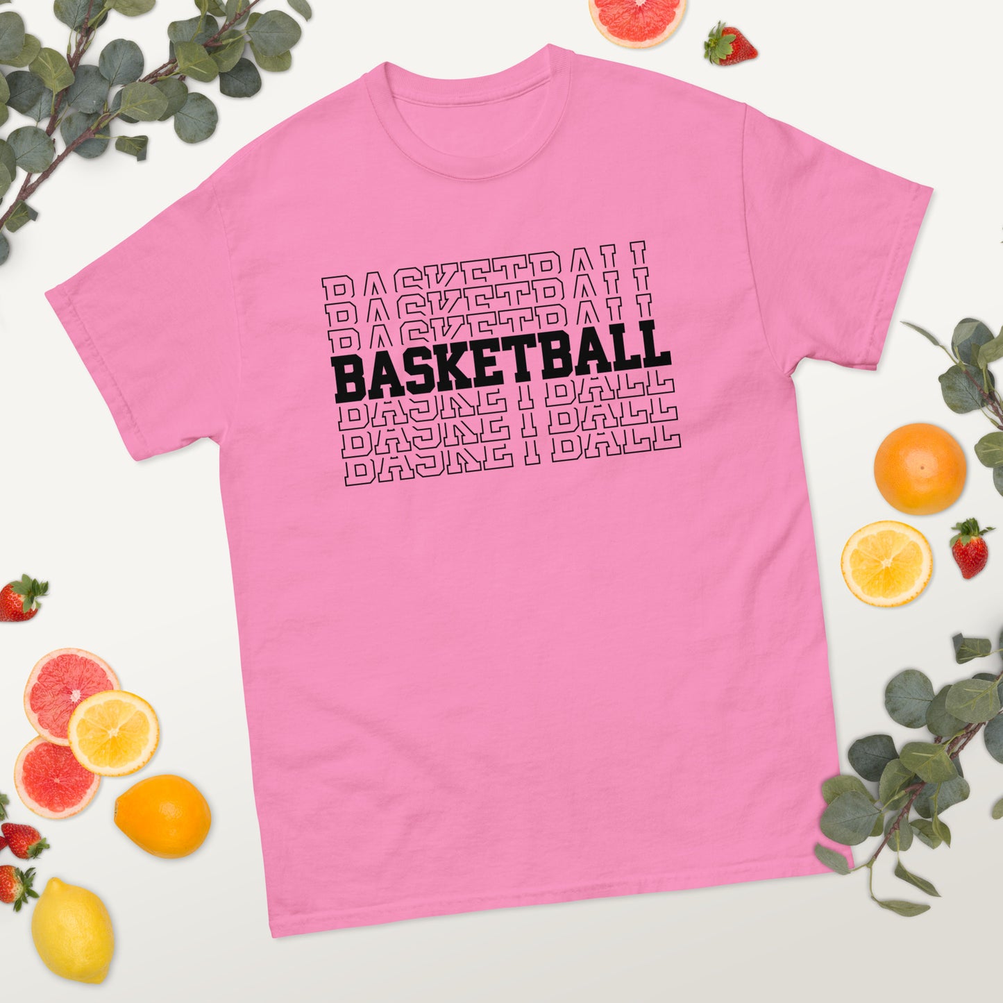 Basketball Stacked classic tee