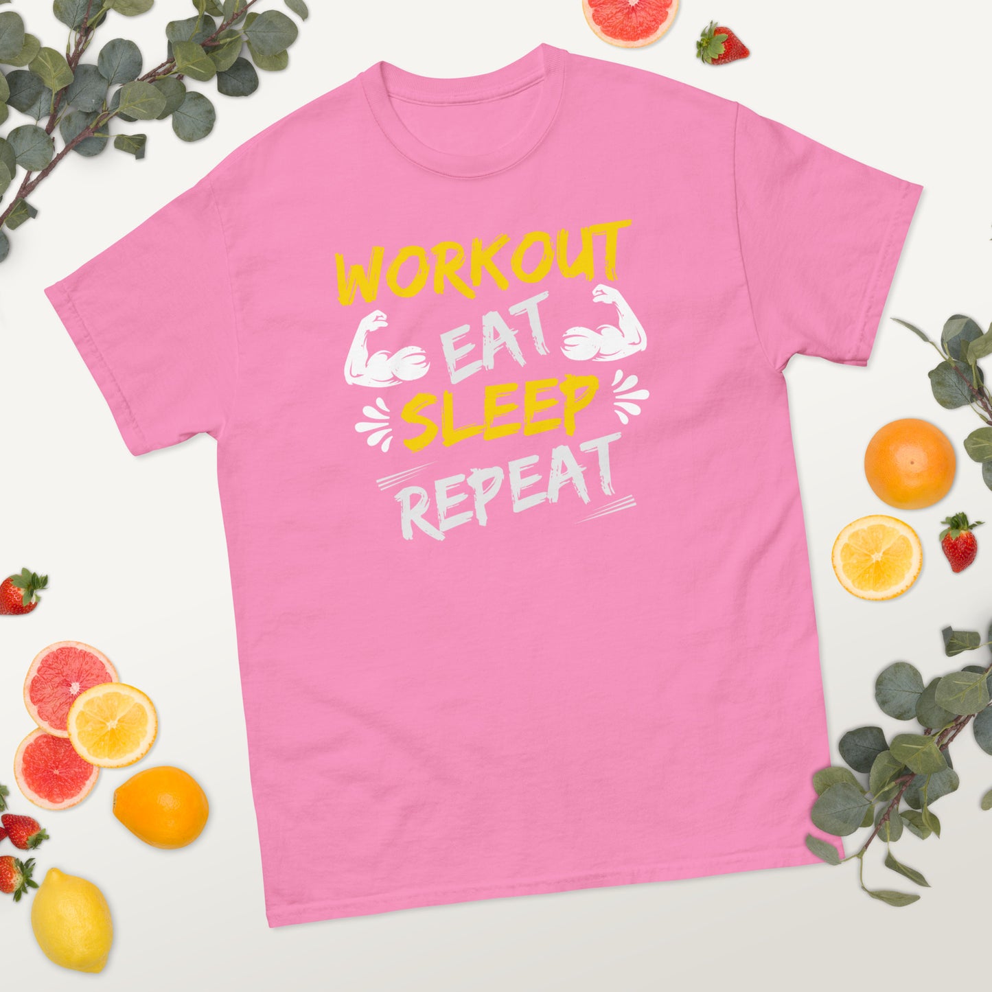 Workout Eat Sleep Repeat Gym classic tee