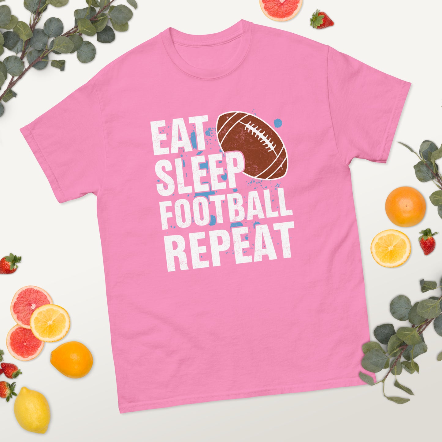 Eat Sleep Football Repeat classic tee