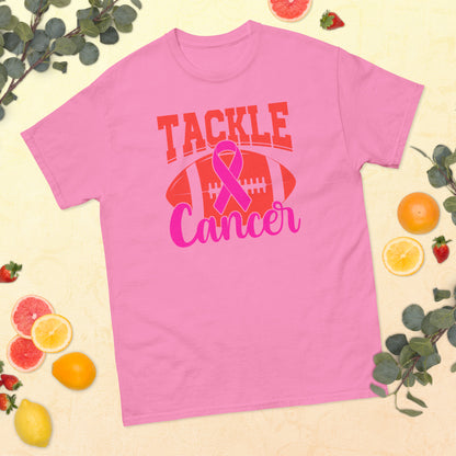 Breast Cancer Awareness Football Tackle Cancer Tee