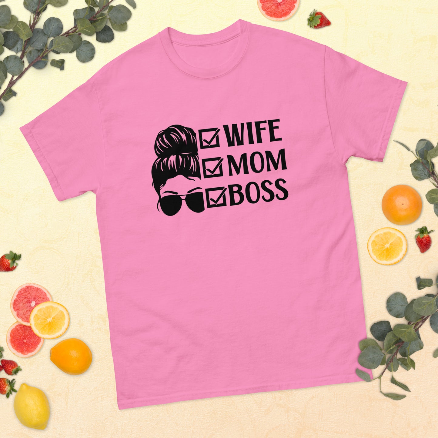 Wife Mom Boss classic tee