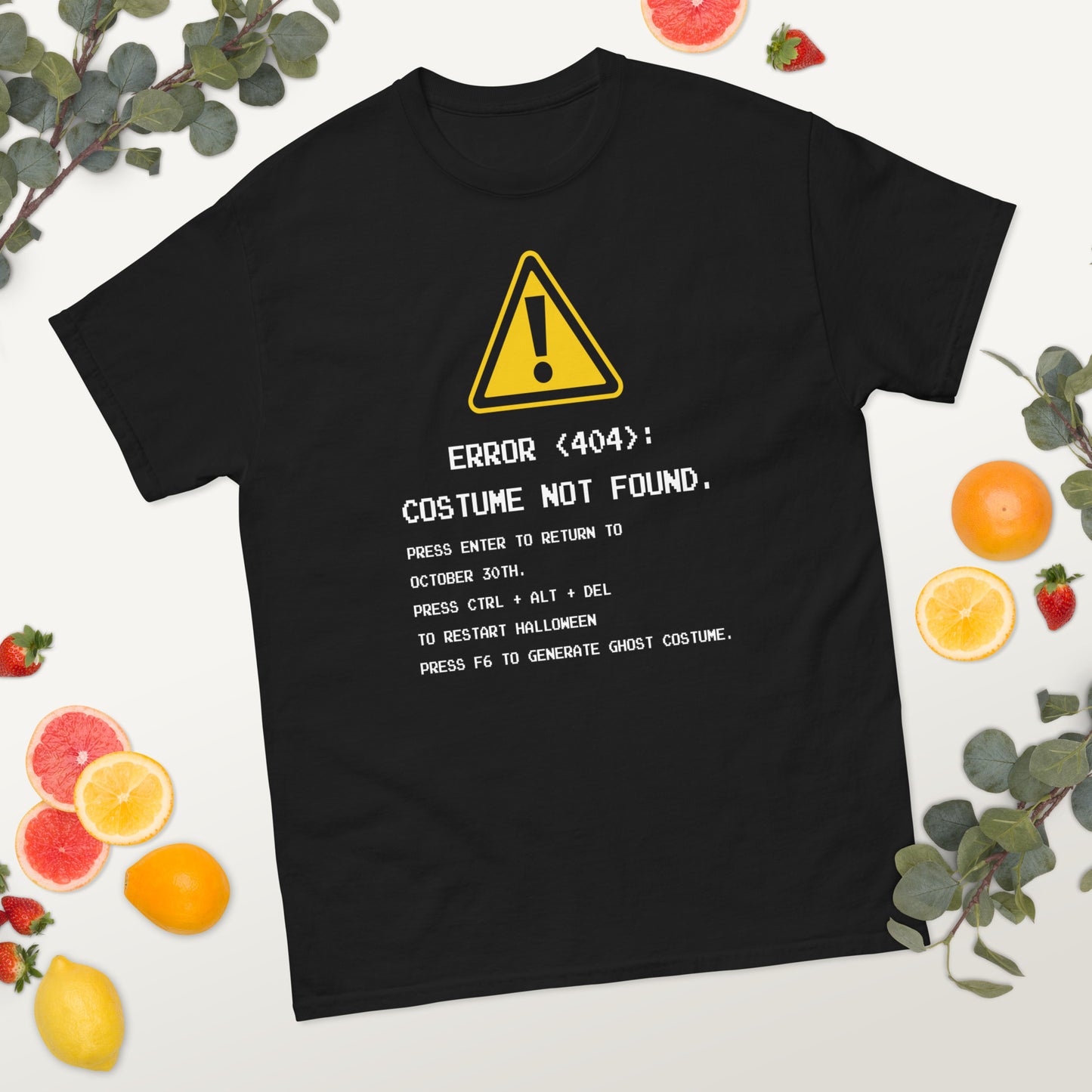 Error Halloween Costume Not Found Tee