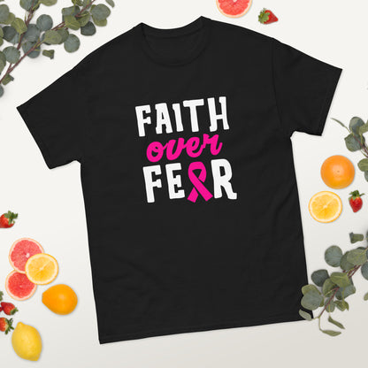 Breast Cancer Awareness Faith Over Fear Tee