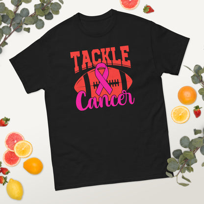 Breast Cancer Awareness Football Tackle Cancer Tee