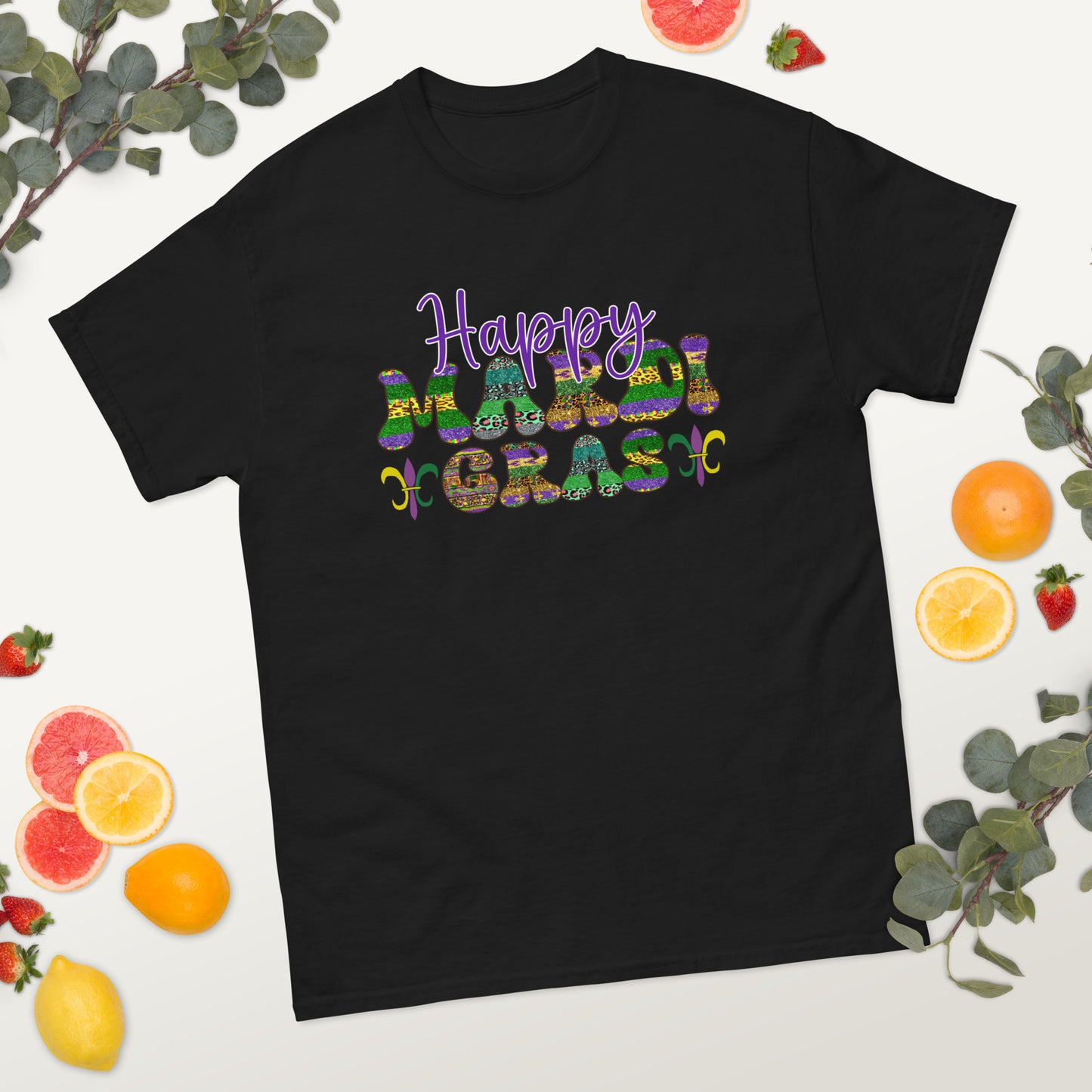 Happy Mardi Gras classic tee