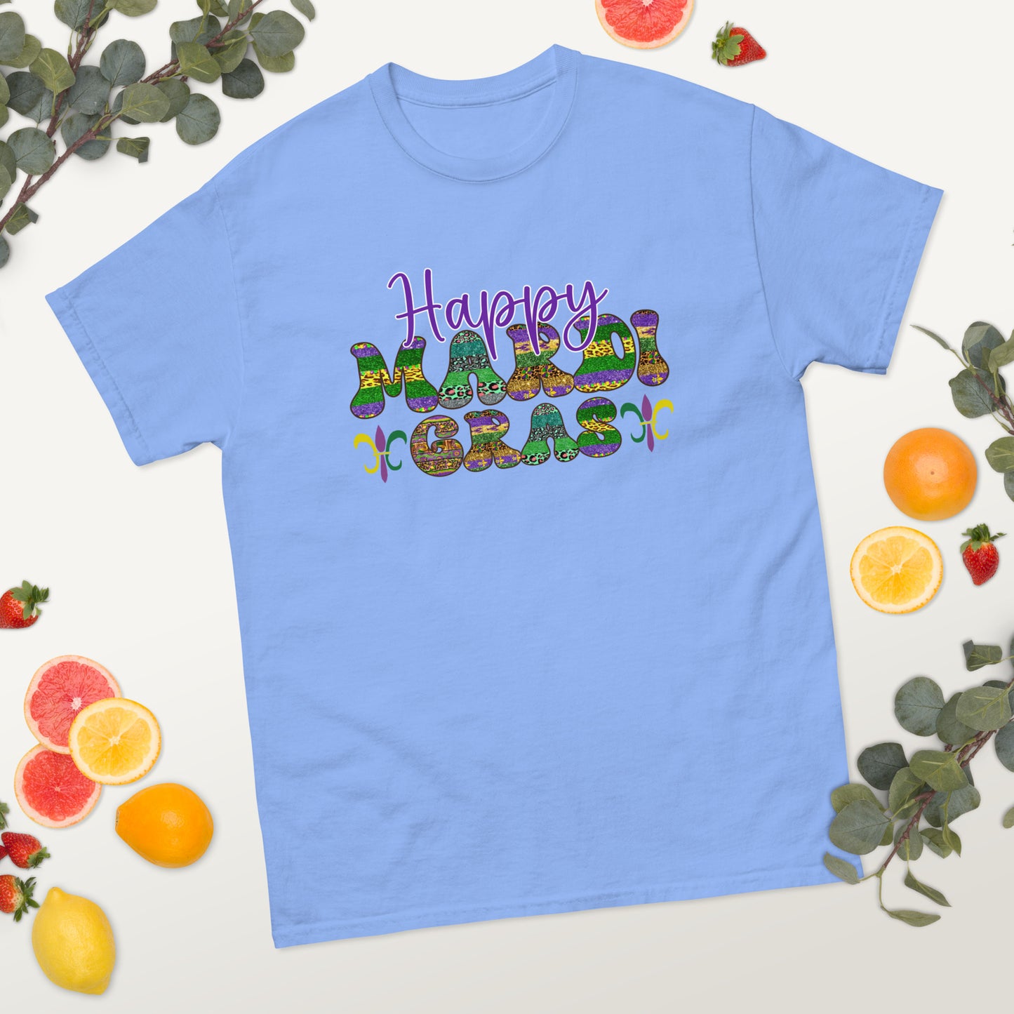 Happy Mardi Gras classic tee