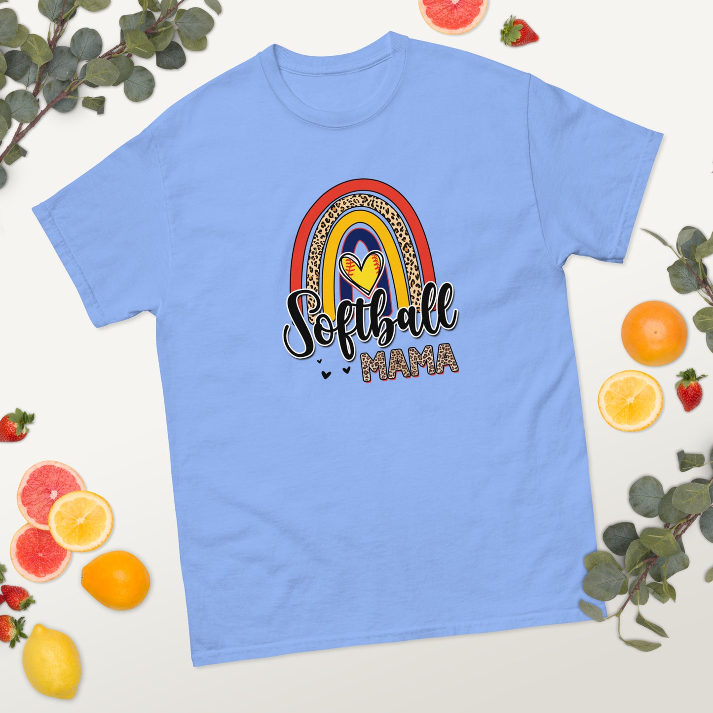 Softball Mama Rainbow classic tee