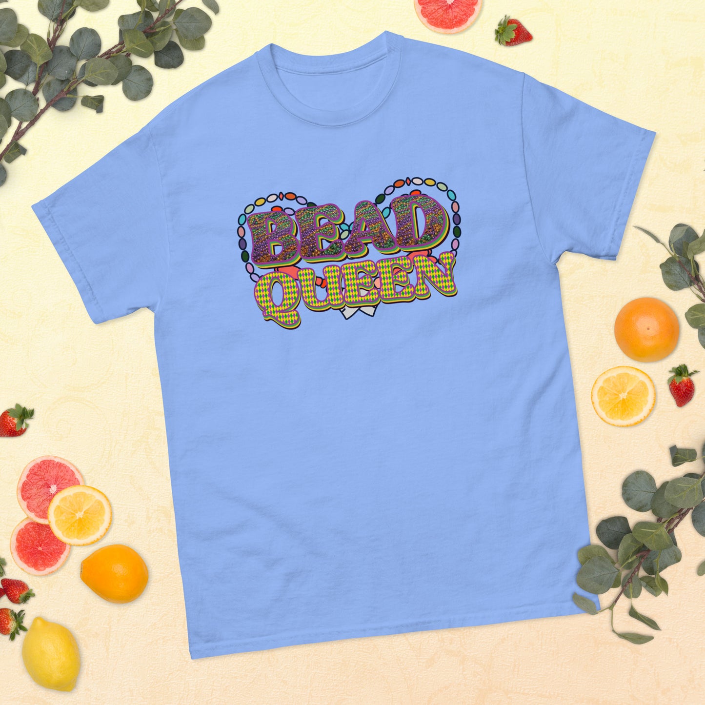 Bead Queen Mardi Gras classic tee