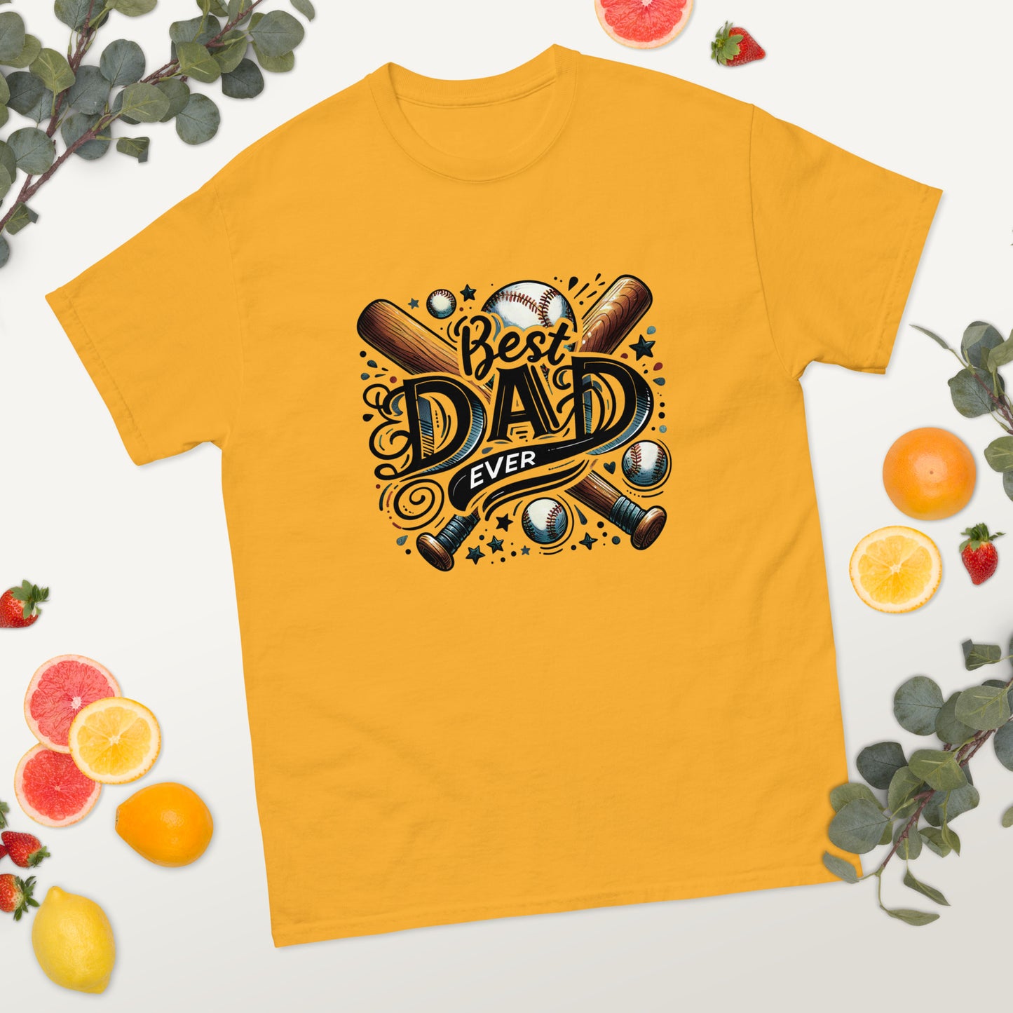 Best Baseball Dad - Father's Day classic tee