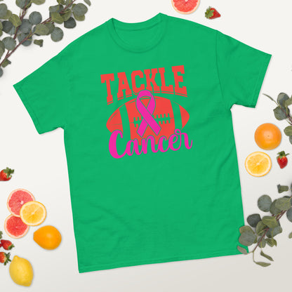 Breast Cancer Awareness Football Tackle Cancer Tee