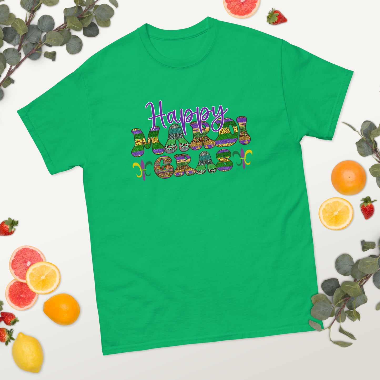 Happy Mardi Gras classic tee