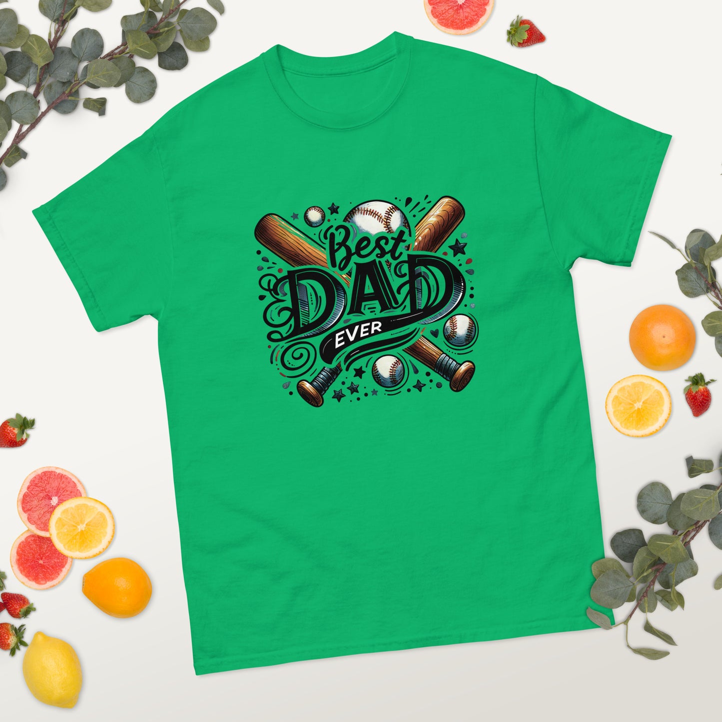 Best Baseball Dad - Father's Day classic tee