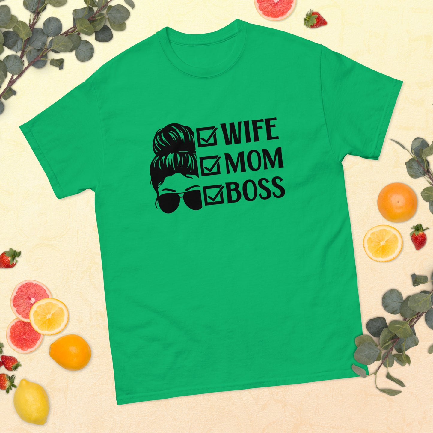 Wife Mom Boss classic tee