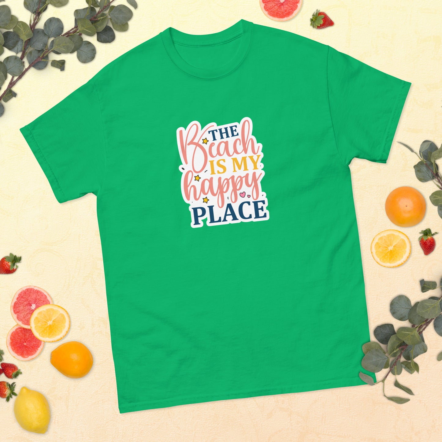 The Beach is My Happy Place Summer classic tee