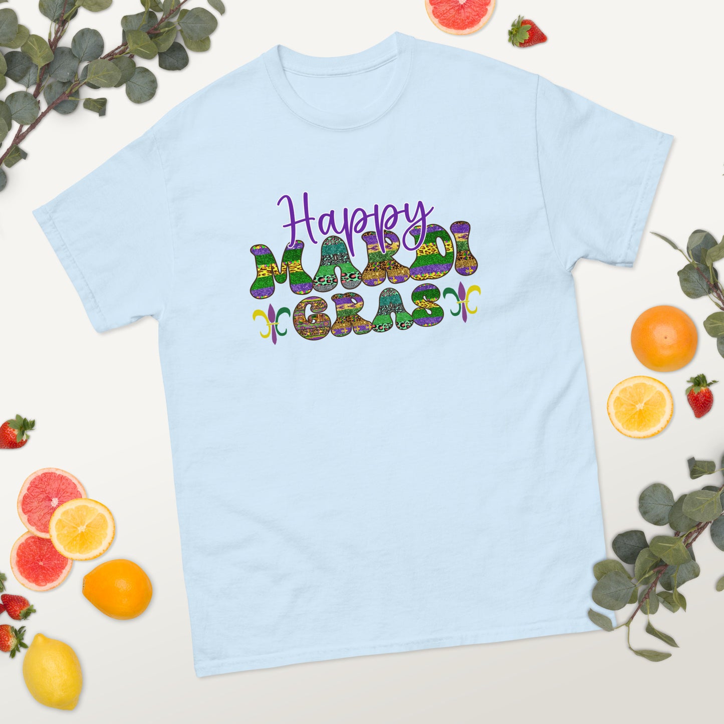 Happy Mardi Gras classic tee