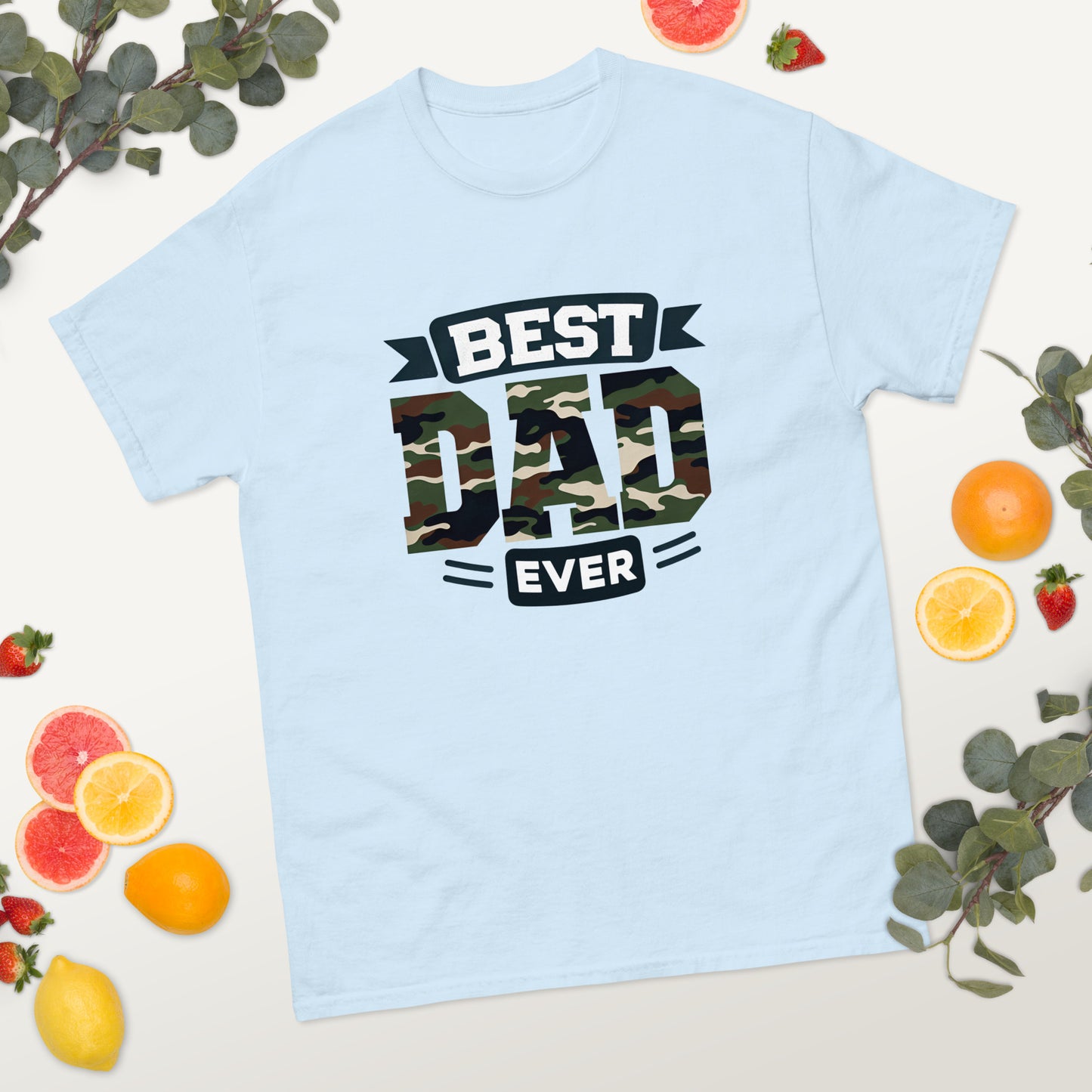 Camo Best Dad Ever - Father's Day classic tee