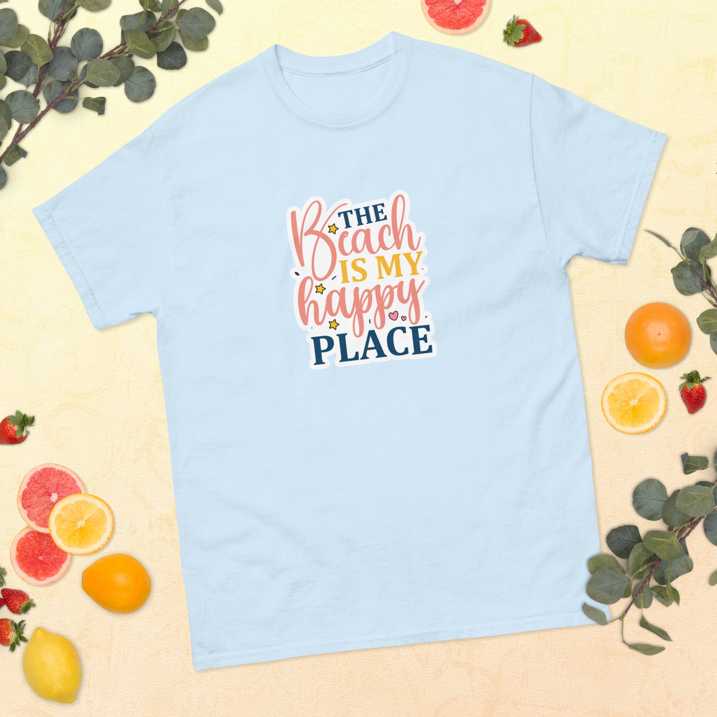 The Beach is My Happy Place Summer classic tee