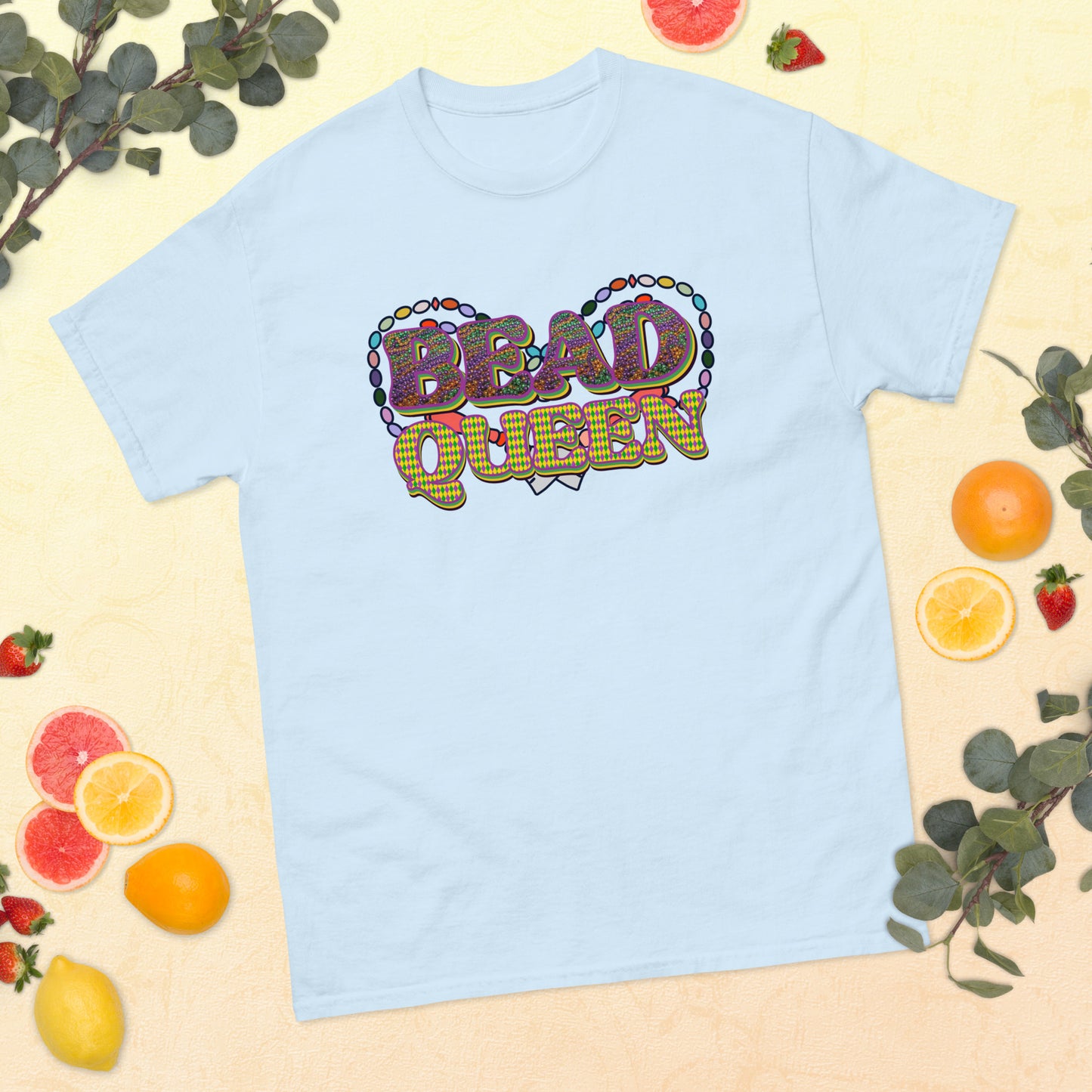 Bead Queen Mardi Gras classic tee