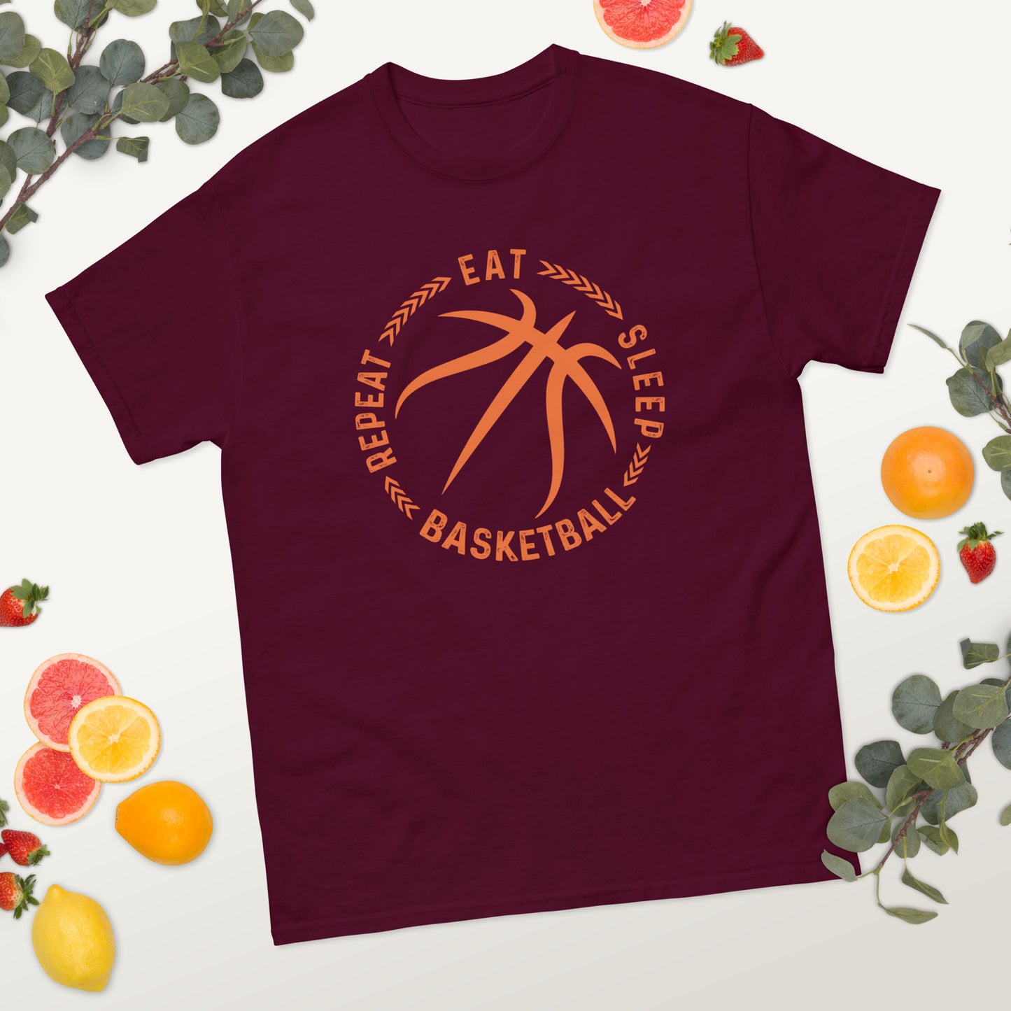 Eat Sleep Basketball Repeat Men's classic tee