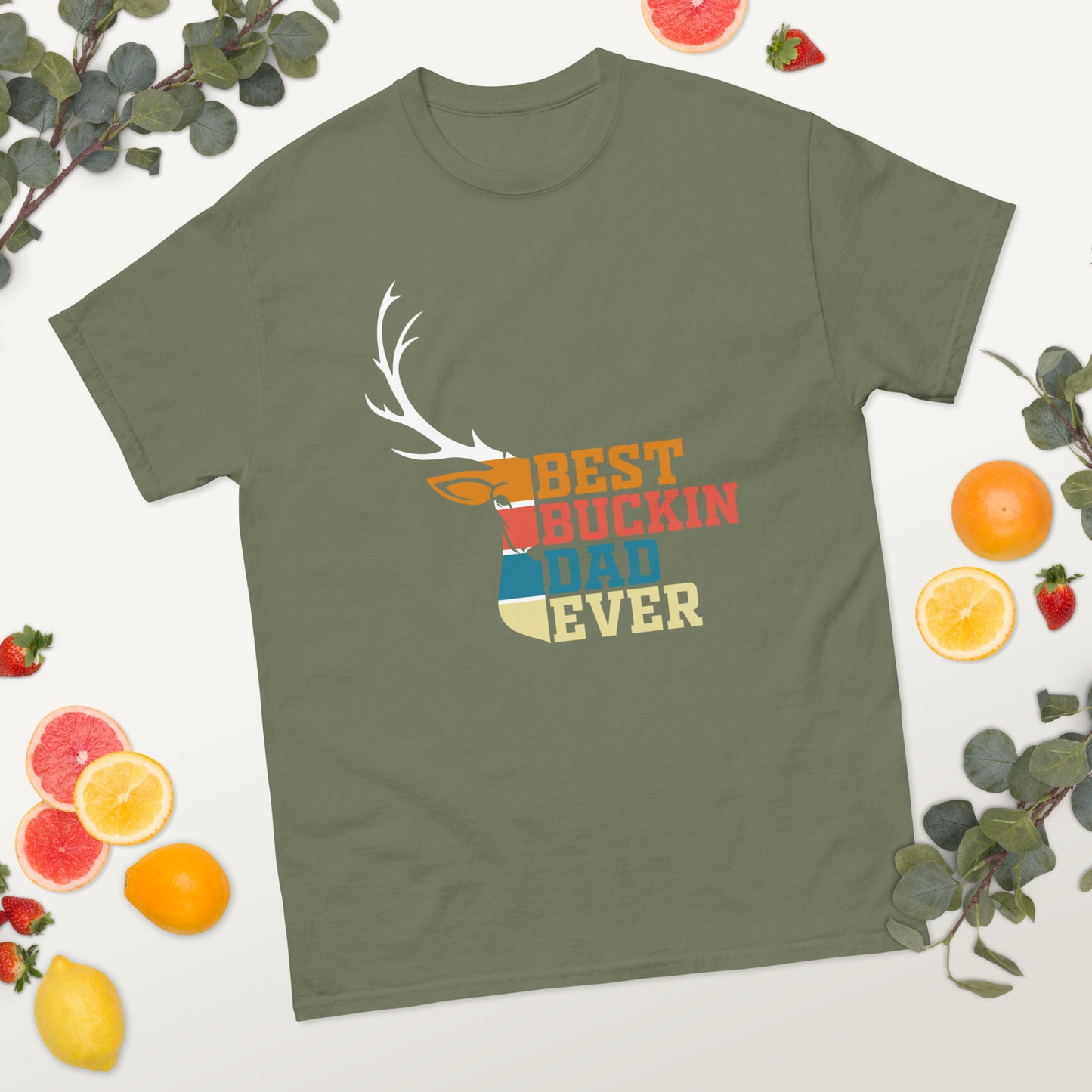 Best Buckin Dad Ever classic tee