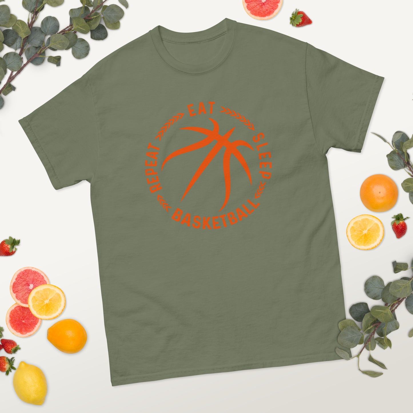 Eat Sleep Basketball Repeat Men's classic tee