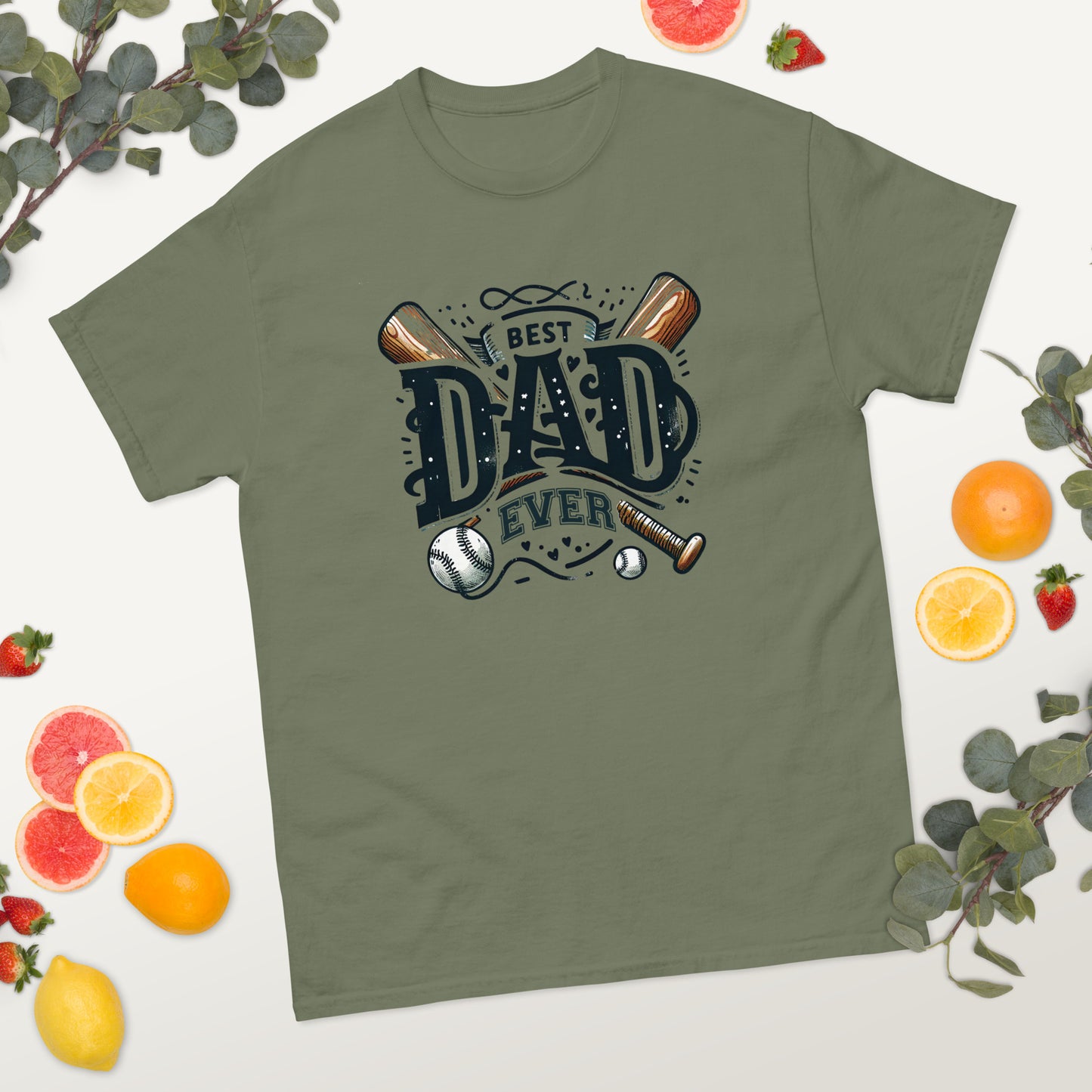 Best Baseball Dad Ever - Father's Day classic tee