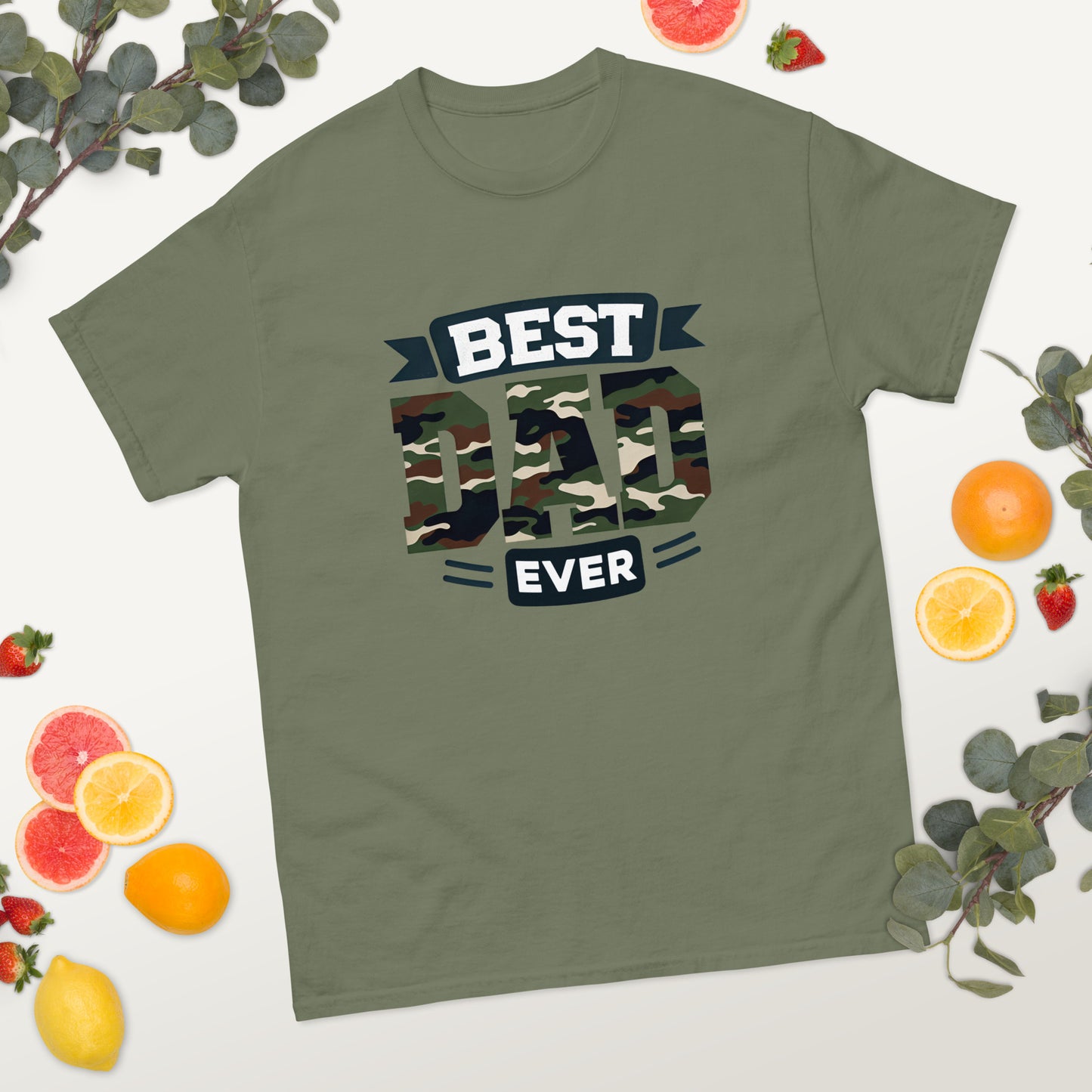 Camo Best Dad Ever - Father's Day classic tee