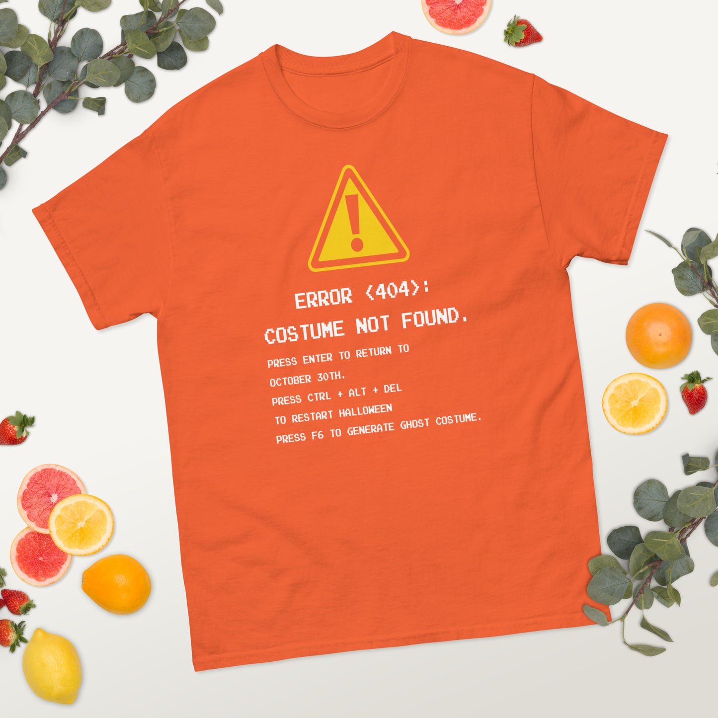 Error Halloween Costume Not Found Tee