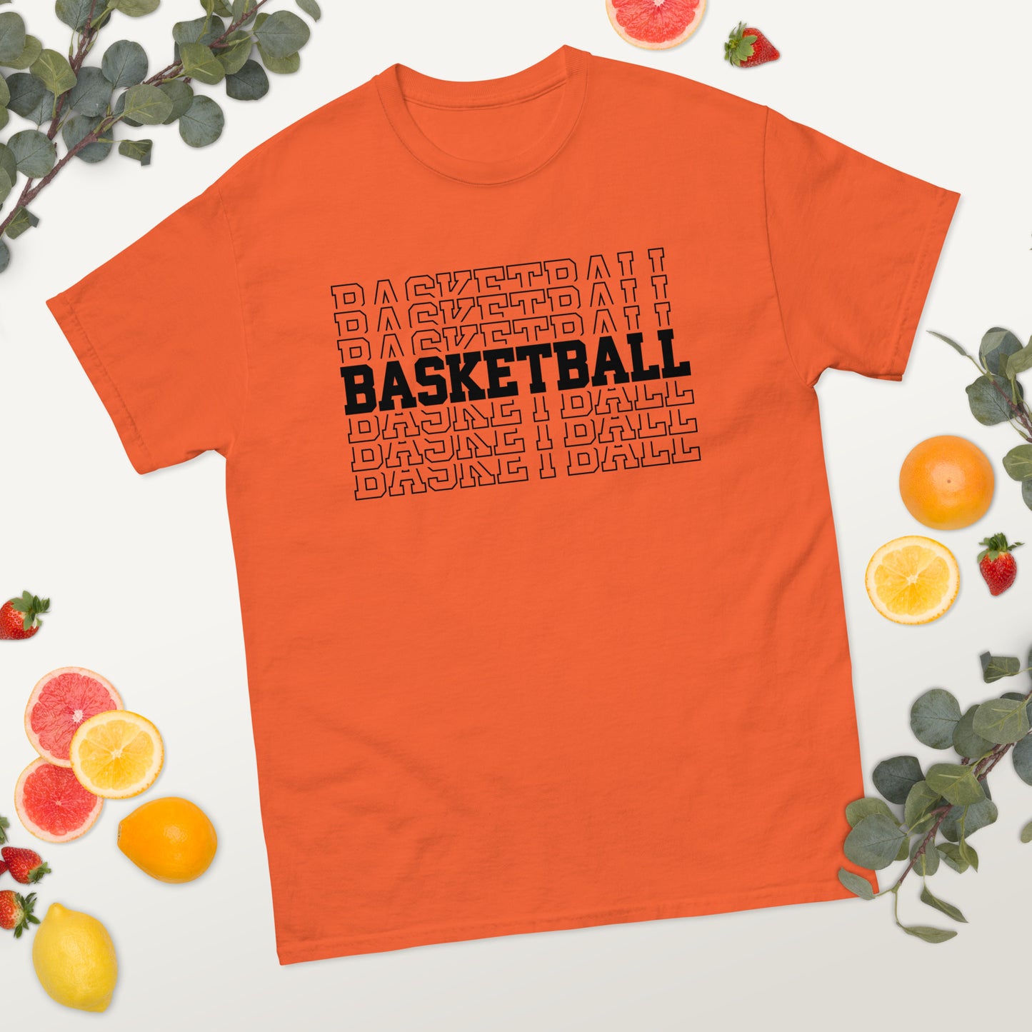 Basketball Stacked classic tee