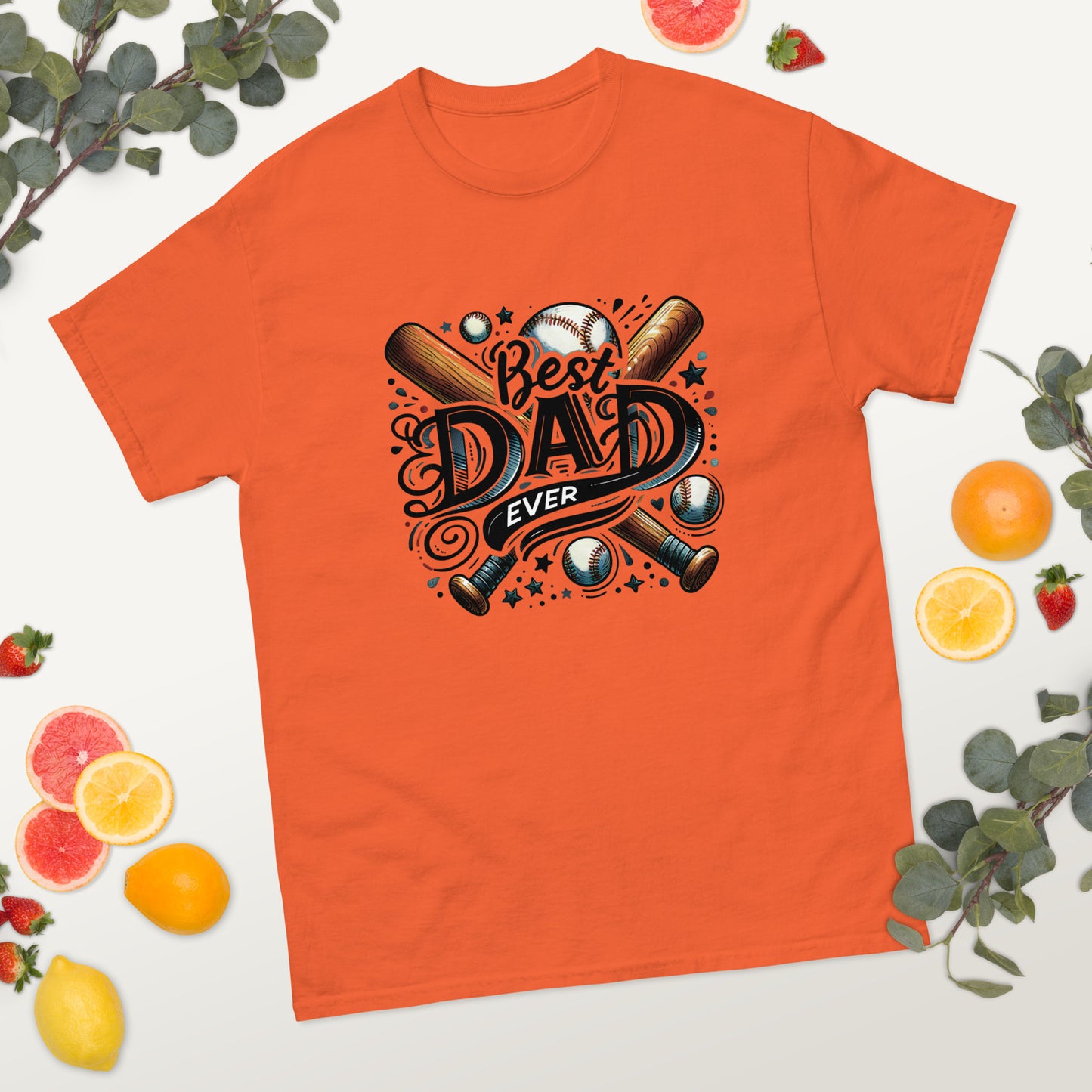 Best Baseball Dad - Father's Day classic tee