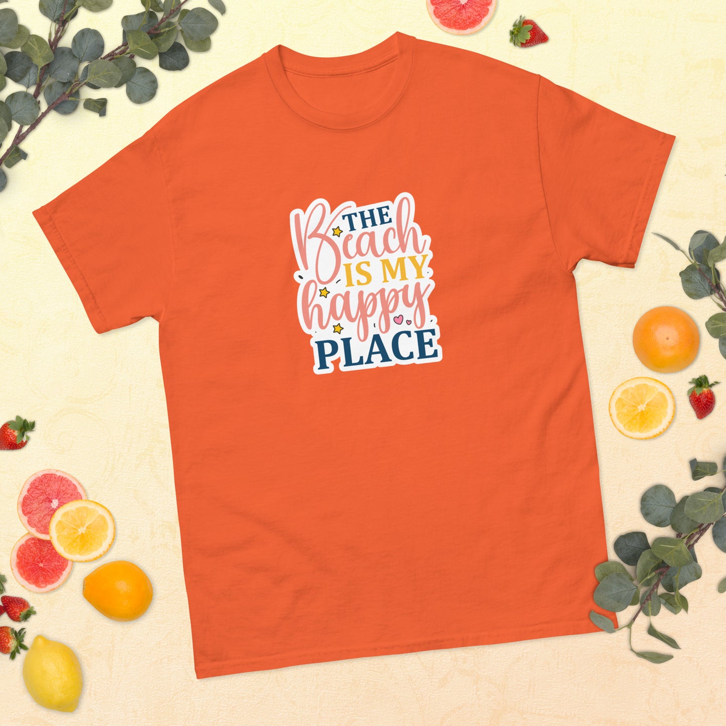 The Beach is My Happy Place Summer classic tee