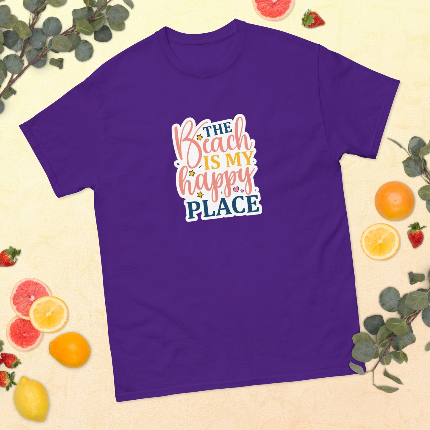 The Beach is My Happy Place Summer classic tee