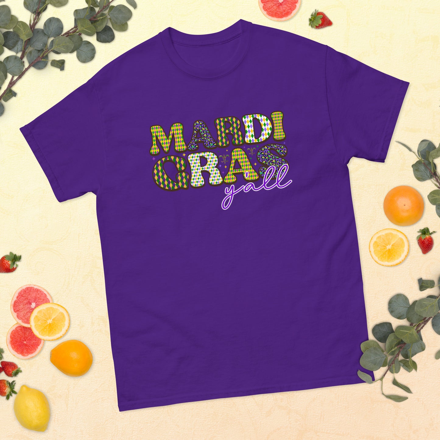 Mardi Gras Y'all classic tee